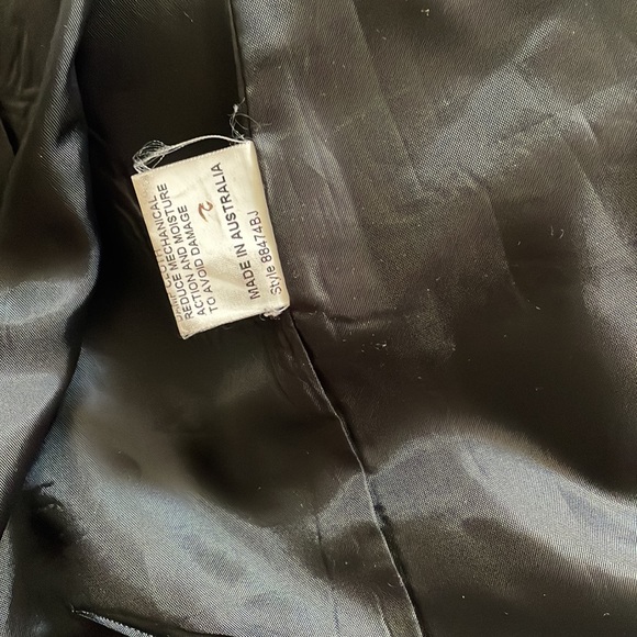 TABLE EIGHT Fitted Tuxedo Black Daisy Jacquard Lined Blazer - Picture 9 of 10